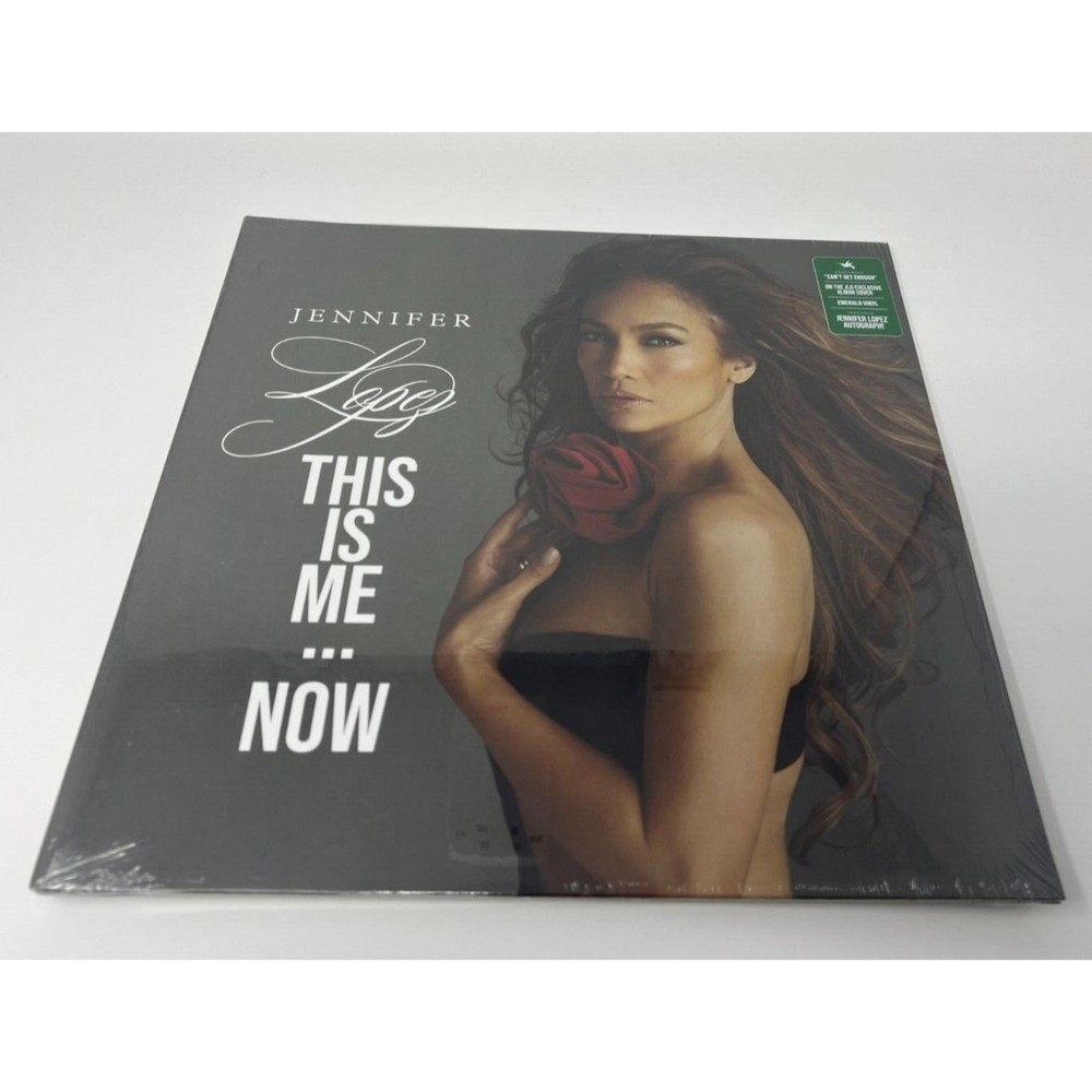 JENNIFER LOPEZ SIGNED Emerald Vinyl LP This Is Me... Now JLO Autographed Sealed!